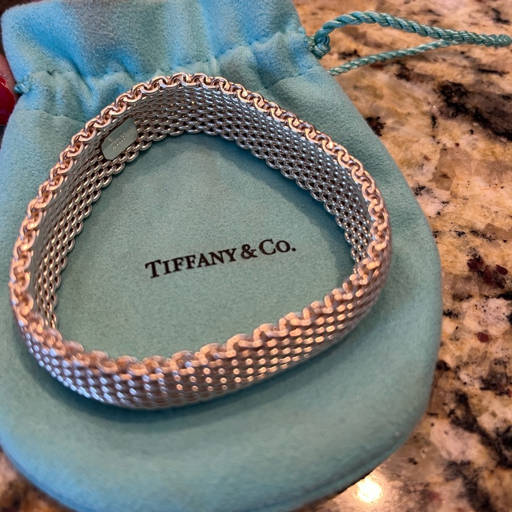 Tiffany mesh silver bracelet